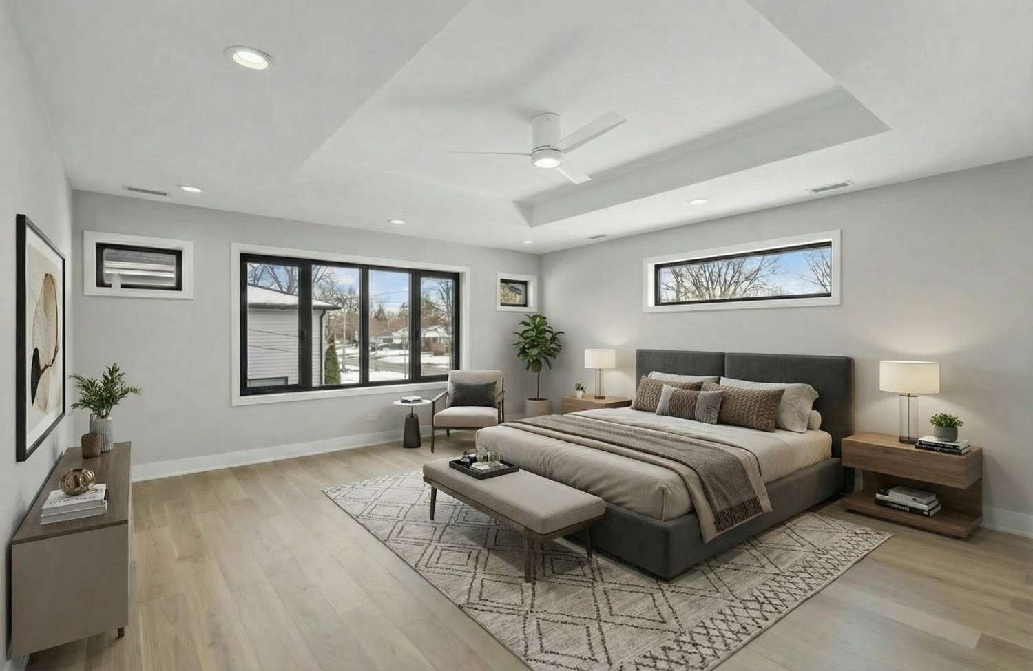 Contemporary virtual staging style