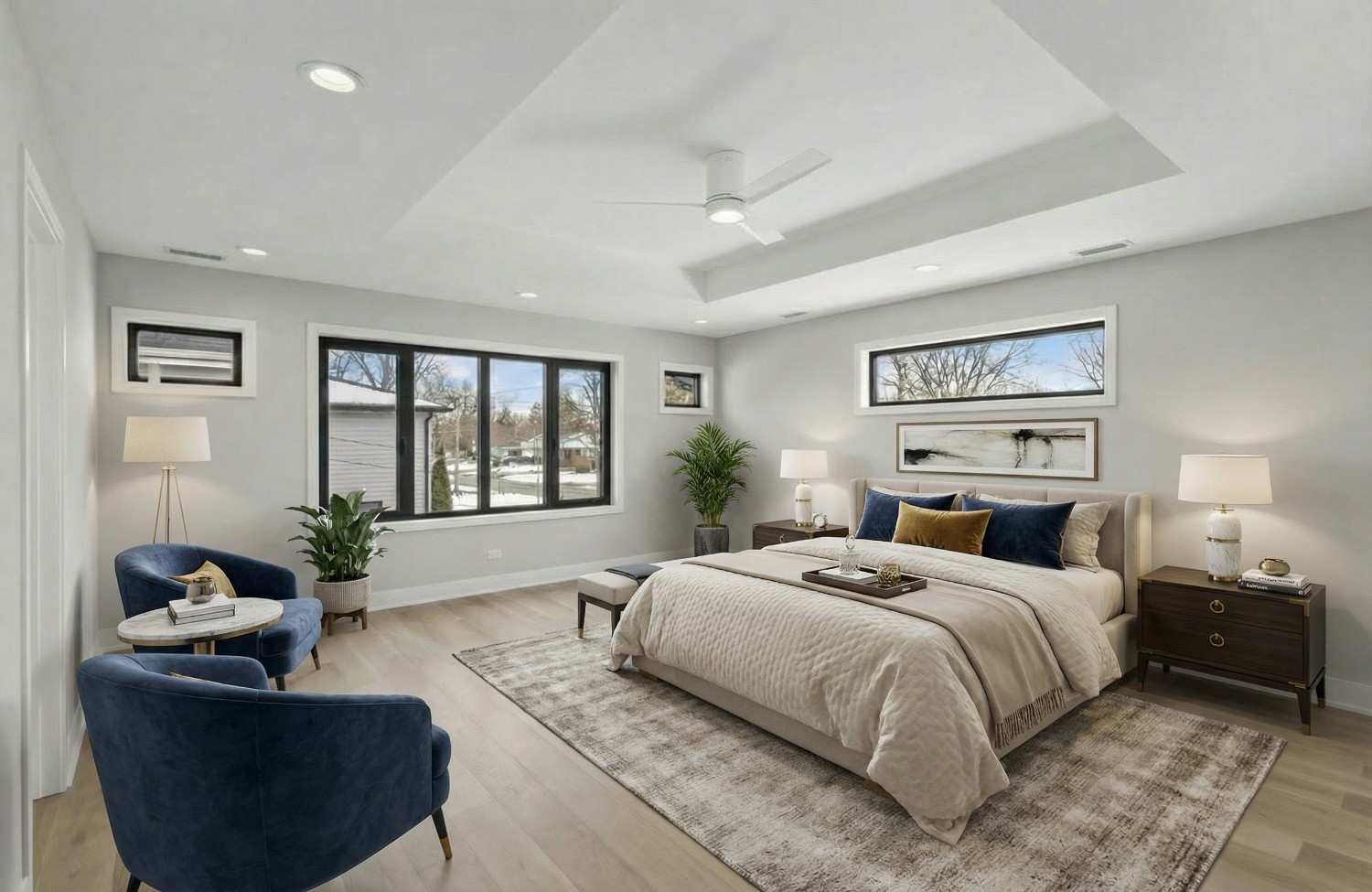 Luxury virtual staging style