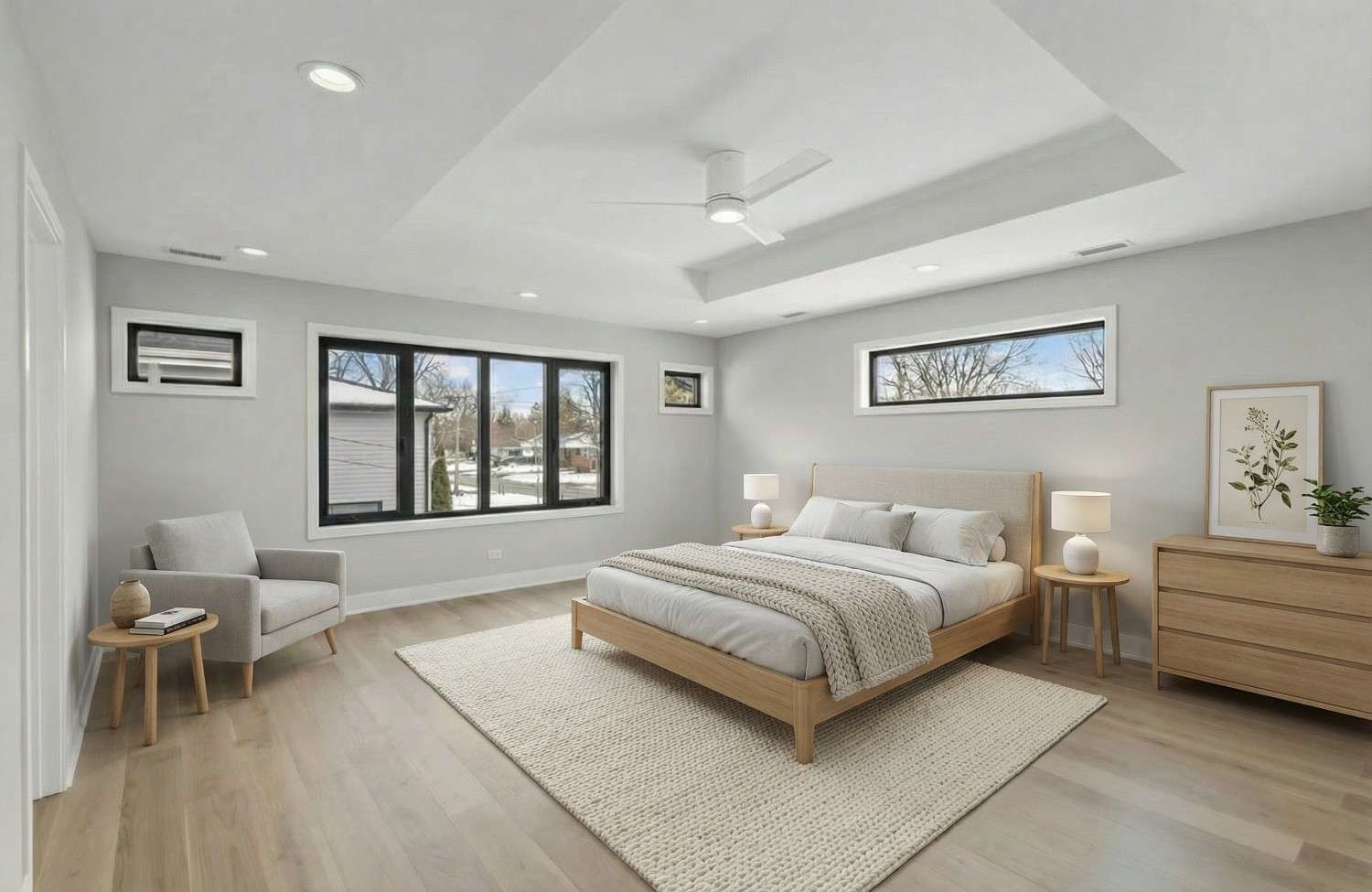 Scandinavian virtual staging style